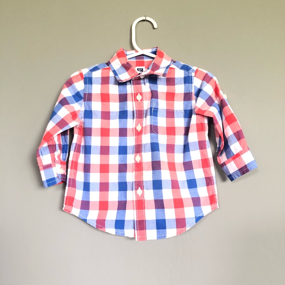 Janie And Jack long sleeve shirt,Size:6-12m